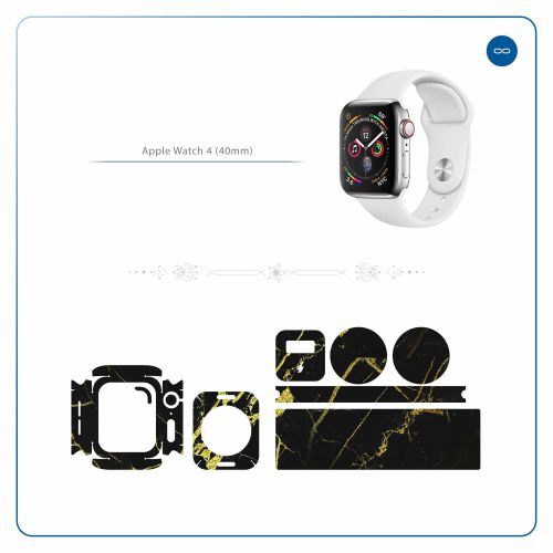 Apple_Watch 4 (40mm)_Graphite_Gold_Marble_2